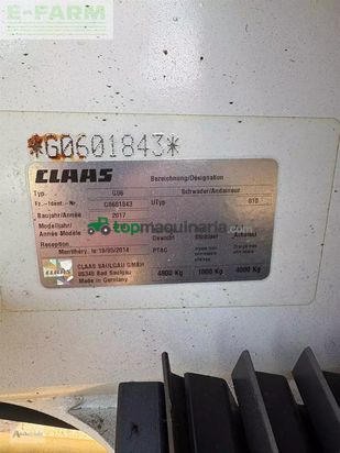 Rastrillo - Claas - liner 3600