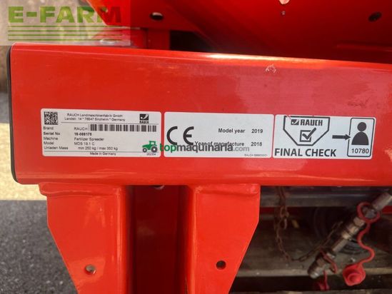 Esparcidor - Rauch - düngerstreuer mds19.1c e-click mit telimat