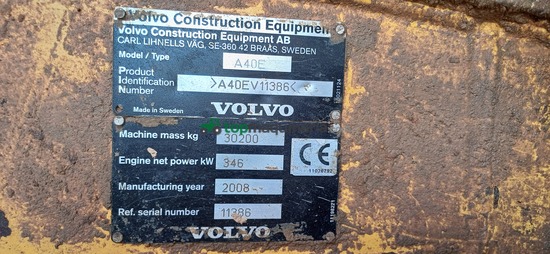 Dumper VOLVO  A40E