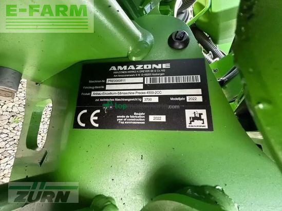 Sembradora monograno mecanica - Amazone - precea 4500-2 cc special