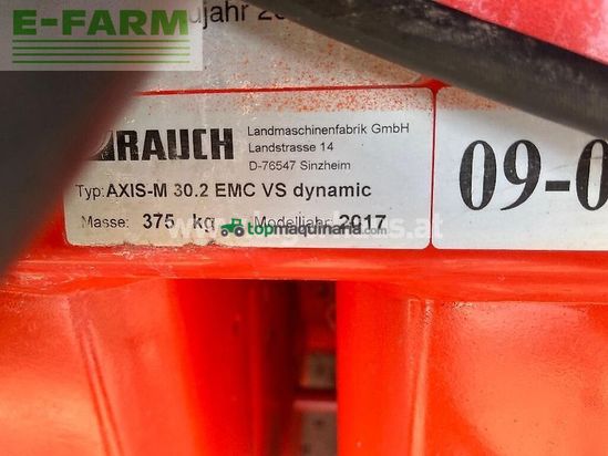 Esparcidor - Rauch - axis m 30.2 emc vs dynamic isobus
