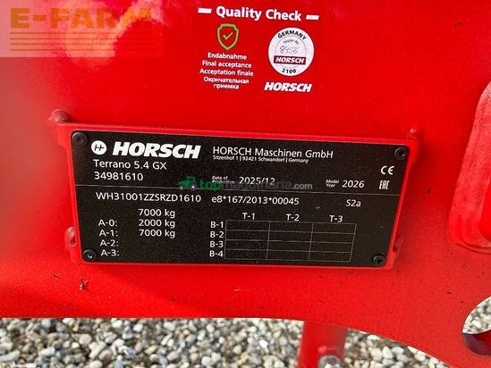 Cultivador - Horsch - terrano 5.4 gx