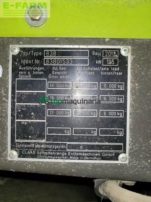 Cosechadora de Cereal - Claas - tucano 430 - tier 4i