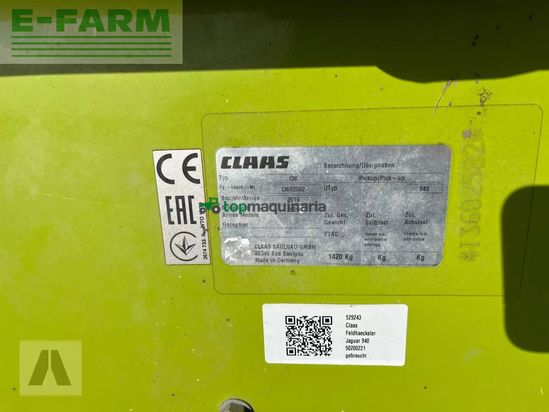Cosechadora de Cereal - Claas - jaguar 940