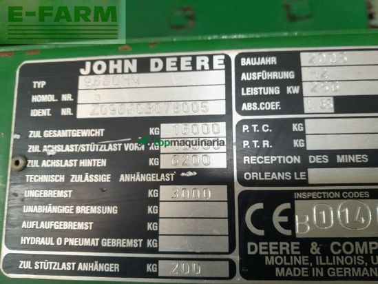 Cosechadora de Cereal - John Deere - 9660i wts