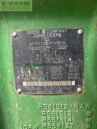 Tractor agrícola - John Deere - 8r 370