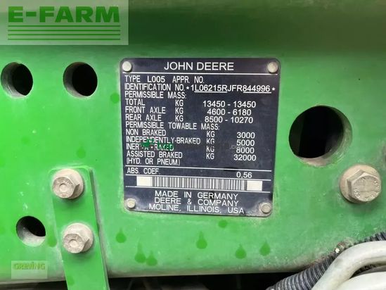 Tractor agrícola - John Deere - 6215r