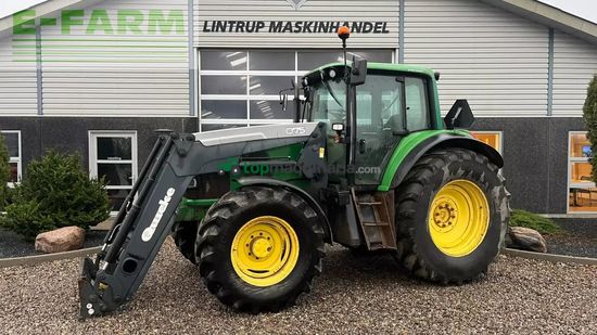 Tractor agrícola - John Deere - 6820 med frontlæsser