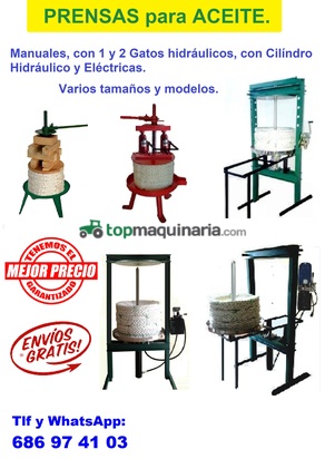 ALMAZARAS para ACEITE Casero