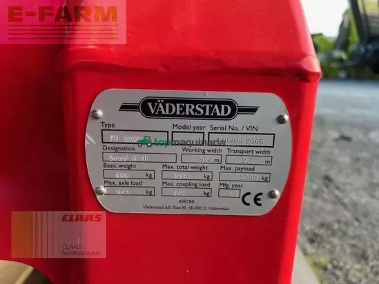 Sembradora monograno mecanica - Väderstad - tempo tpv 9 + fh 2200