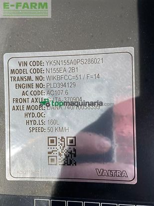 Tractor agrícola - Valtra - n155e aktiv
