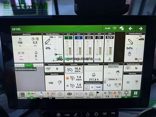 Tractor agrícola - John Deere - 6r185