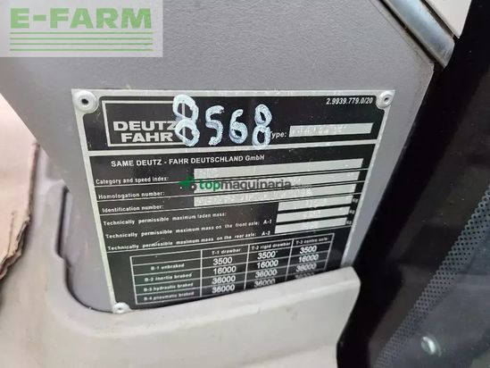 Tractor agrícola - Deutz-Fahr - 6165 agrotron ttv