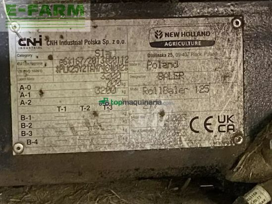 Empacadora gigant - New Holland - roll baler 125