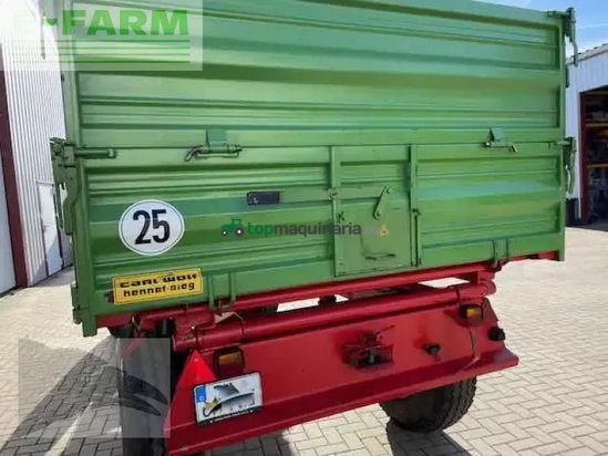 Remolqu agrícola -  - 8 to 3 seitenkipper 4 radbremse