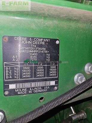 Tractor agrícola - John Deere - 6120m