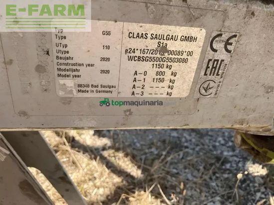 Henificador - Claas - volto 1100 t