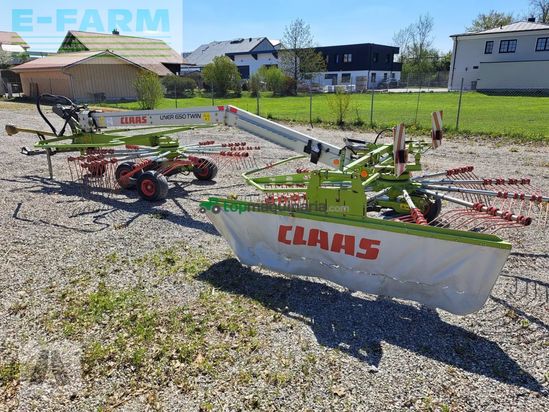 Rastrillo - Claas - liner 650 twin