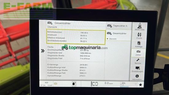 Cosechadora de Cereal - Claas - lexion 5500 montana top zustand