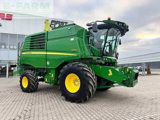 Cosechadora de Cereal - John Deere - t670i + 725x