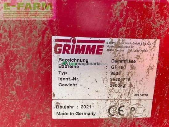 Grada rotativa - Grimme - gf400