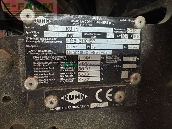 Remolqu esparcidor - Kuhn - spv 14m3