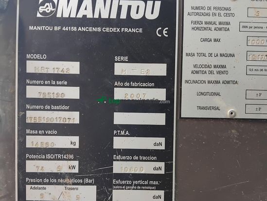 Telescopica MANITOU MRT1742