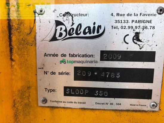 Remolqu esparcidor -  - désileuse sloop350 . belair