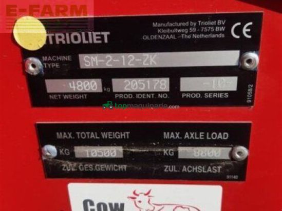 Remolqu esparcidor - Trioliet - futtermischw. solomix 2 1200zk