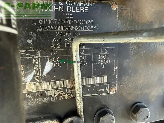 Tractor agrícola - John Deere - 2038r