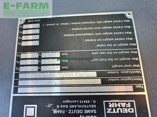 Tractor agrícola - Deutz-Fahr - agrotron m 640