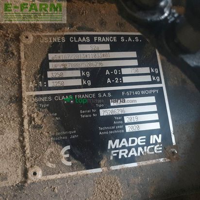 Empacadora gigant - Claas - variant 480 rc