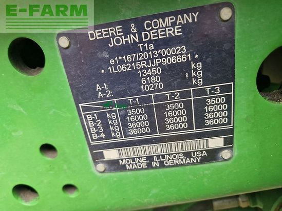 Tractor agrícola - John Deere - 6215r