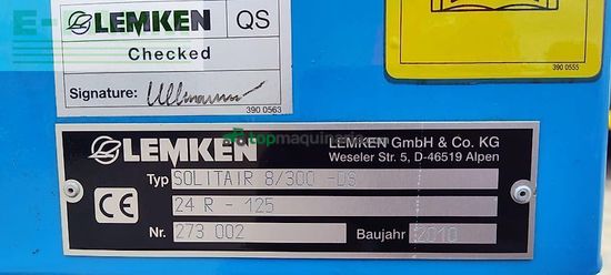 Sembradora - Lemken - zirkon 8/300 & solitär 8/300-ds