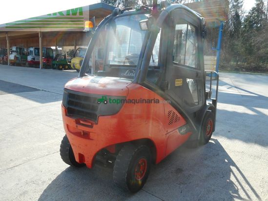 Elevadora - Linde - h30d-02 evo triplex 4,65m + ss + kabine