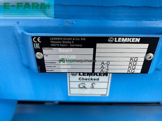 Combinado de siembra - Lemken - korund 8/600k gam