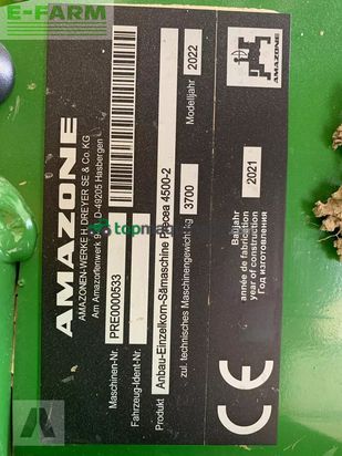 Sembradora monograno mecanica - Amazone - precea 4500-2 super