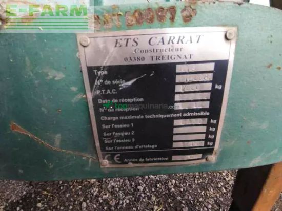 Remolqu agrícola -  - carrat bt5