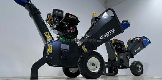 Biotrituradora Gasolina 7 CV corte ramas de 8 cm 