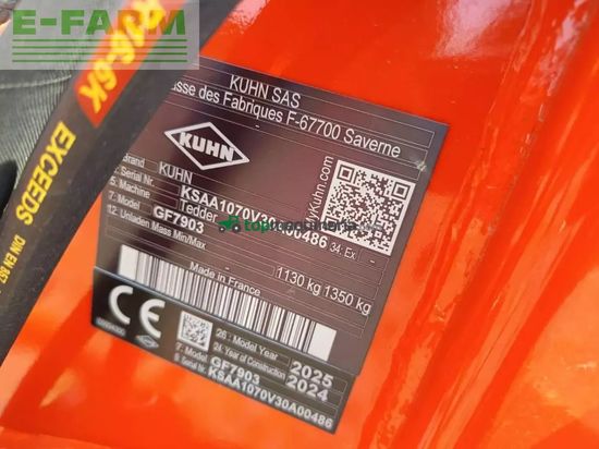 Henificador - Kuhn - gf 7903