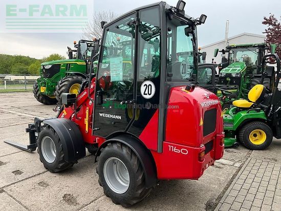 Minicargadora - Weidemann - 1160 kabine, stvzo, hohe hubhoehe