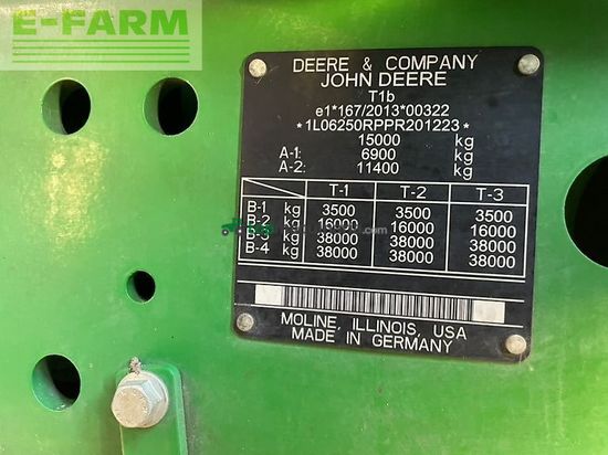 Tractor agrícola - John Deere - 6r 250
