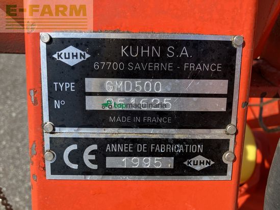 Cortacésped manual - Kuhn - gmd 500 heckscheibenmähwerk