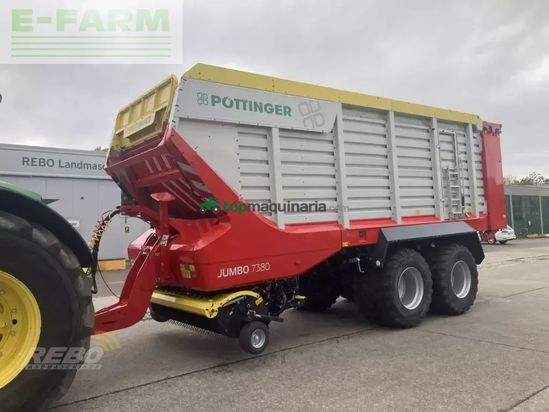 Remolqu agrícola - Pöttinger - jumbo 7380 db