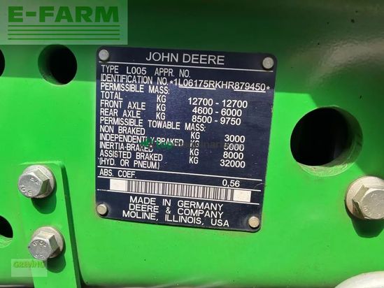 Tractor agrícola - John Deere - 6175r