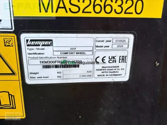 Tractor agrícola - Kemper - 375 pro