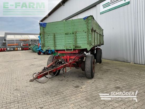 Remolqu agrícola -  - kipper | trocknungswagen