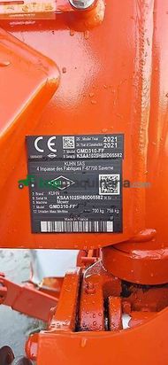 Cortacésped manual - Kuhn - gmd310-ff