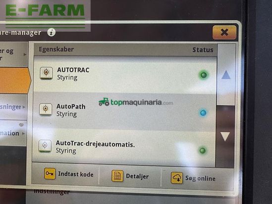 Tractor agrícola - John Deere - 7r350 front pto