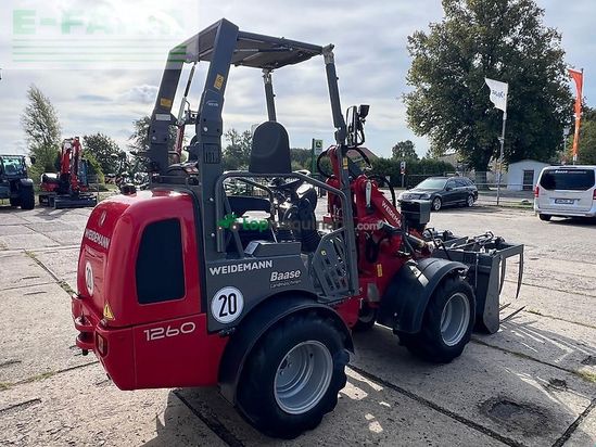Minicargadora - Weidemann - 1260 eps-klappdach / ecs mit kroko